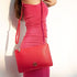 Diva - Leather clutch with chain strap